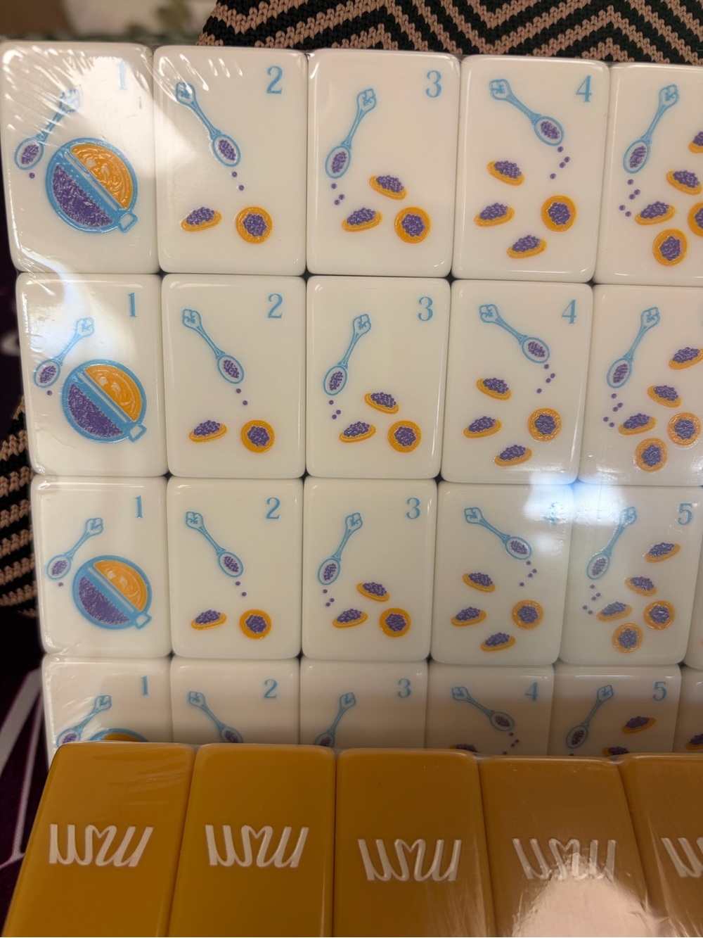 Paris Mahjong Tiles & Tile Bag 🀄️🇫🇷 - Picture 12 of 12